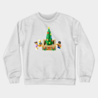 Minifigure Christmas, Christmas Tree Crewneck Sweatshirt